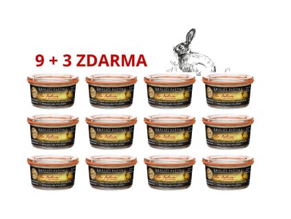Králičí paštika 9+3 zdarma