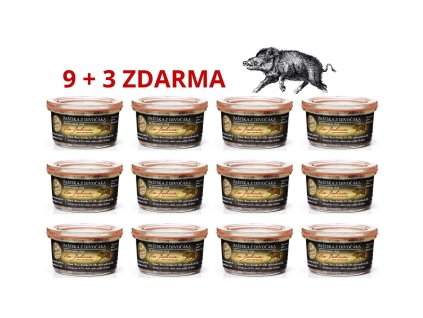 Paštika z divočáka 9+3 zdarma