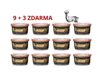 Srnčí paštika s portským vínem 9+3 zdarma