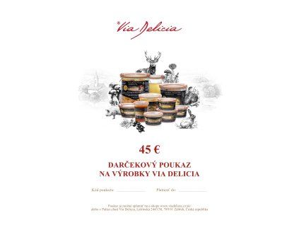 Voucher prezentowy 45 €