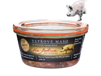 Vepřové maso ve vlastní šťávě