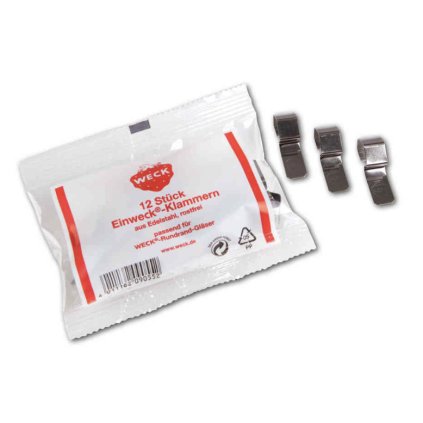 Uniwersalne klipsy ze stali nierdzewnej, paczka