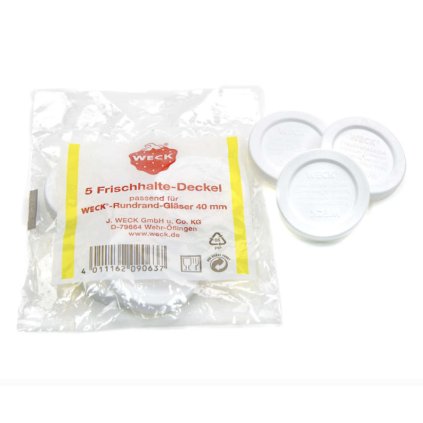 Plastikowe wieczka 40 mm