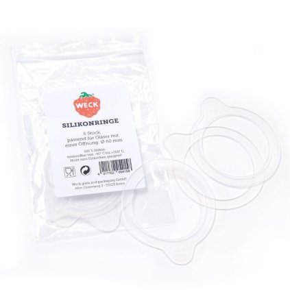 Silikonowe gumki 60 mm, paczka