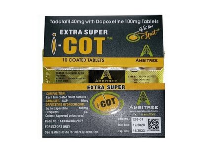 lék Extra Super Cot 140mg Tadalafil a Dapoxetin