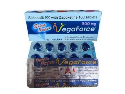 lék Extra Super Vega Force 200mg Sildenafil + Dapoxetin