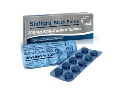 lék Sildigra Black Force 200mg Sildenafil Citrate