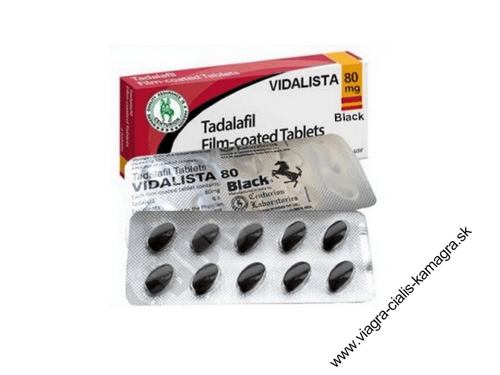 Vidalista 80mg Black dlhá erekcia