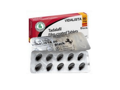 Vidalista 80mg Black dlhá erekcia
