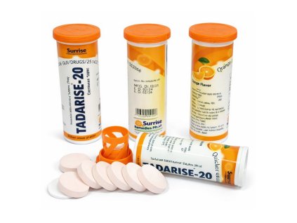 Tadarise 20mg vo vode rozpustné tablety