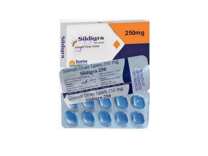 Sildigra 250mg s najväčším obsahom Sildenafilu