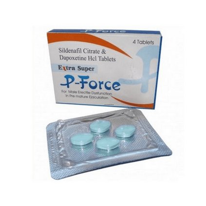Sildenafil a Dapoxetin lék na ztopoření Extra Super P-Force 200mg
