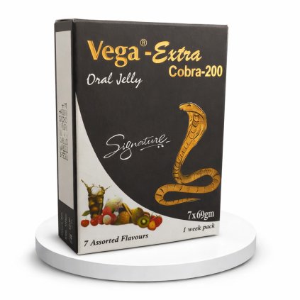 extra rychlé ztopoření údu s lékem Cobra 200mg Oral Jelly