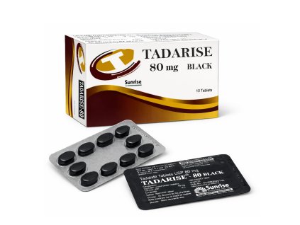 Novinka v obalsti erekce je lék Tadarise 80mg Black