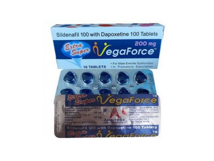 silné ztopoření a silné oddálení erekce Extra Super VegaForce 250mg