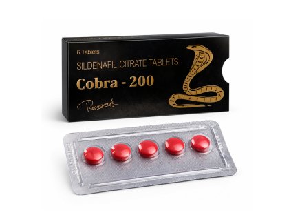 Cobra 200mg je náhrada Viagry z větším obsahem Sildenafilu