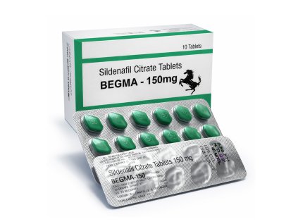 lék Begma 150mg určen na ztopoření údu