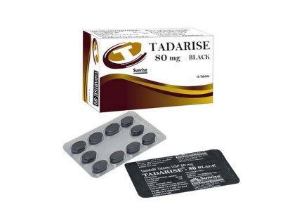 Novinka v obalsti erekce je lék Tadarise 80mg Black