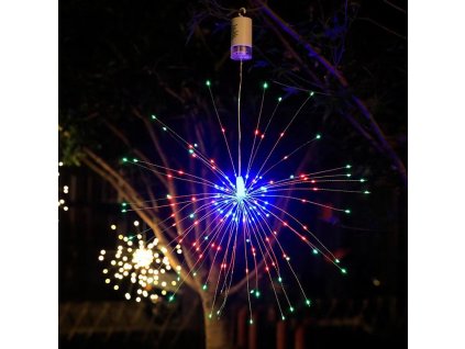 8363 led dekorativni svetlo ohnostroj firework na baterie