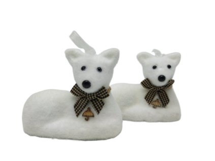 5993 sada vanocnich ozdob na stromecek medvidci 2ks