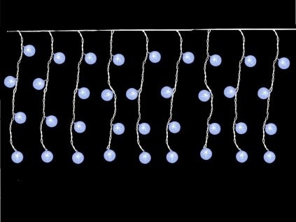 Vánoční LED závěs s 48 světelnými kuličkami, 3m, různé varianty na výběr (Barva Různobarevná)