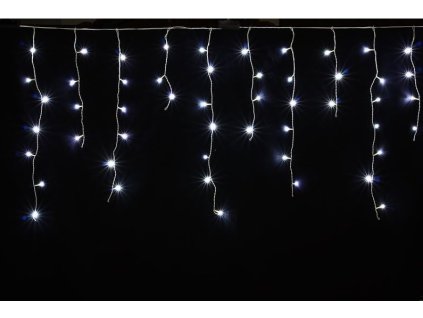 Vnitřní LED vánoční závěs - studená bílá