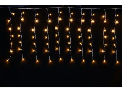 6123 vnitrni led vanocni zaves tepla bila 3m 192 led se zablesky