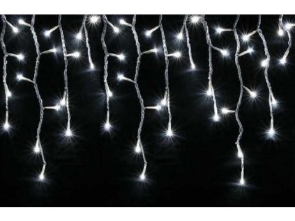 Vánoční LED světelný závěs se záblesky, 3m, 120 LED, propojovatelný, různé barvy na výběr (Barva Teplá bílá)