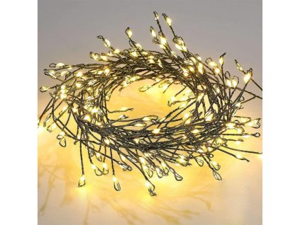 Vánoční LED světelný mikro řetěz, studená bílá