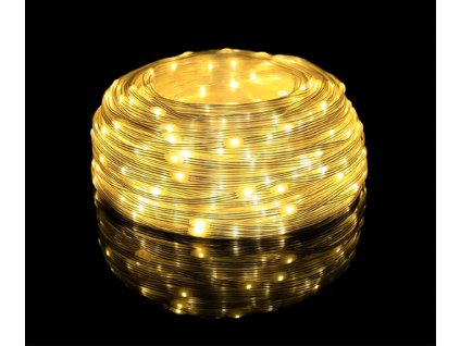 Vonkajšia svetelná vianočná reťaz so šípkovými diódami, teplá biela, 50m, 500 LED