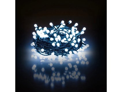 Vianočná LED reťaz s čerešňovými guľami - Čerešňa, 100m, 600 LED