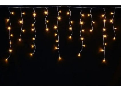 Vnútorný LED vianočný záves - teplá biela