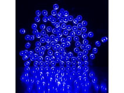 9313 3 venkovni led vanocni retez 100 m 1000 led modra se zablesky s casovacem a pameti