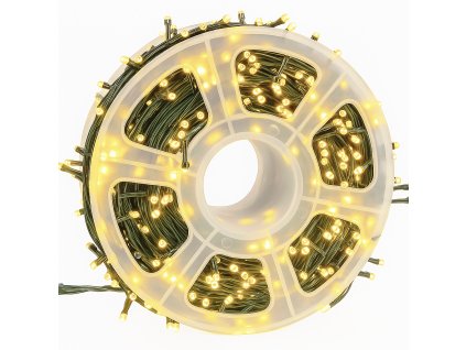 9394 venkovni led vanocni retez tepla bila 100m 1000 led bez casovace