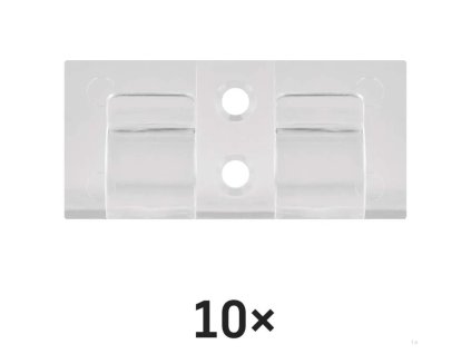 Samolepiaci háčik – dvojitý, vnútorný, 10ks
