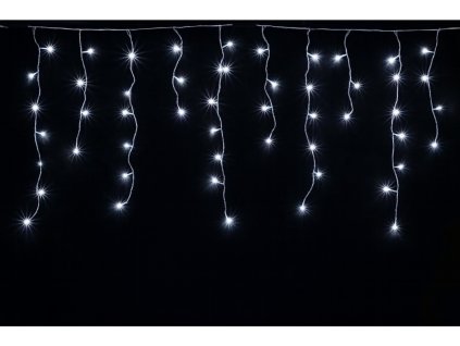 Vnútorný LED vianočný záves - studená biela