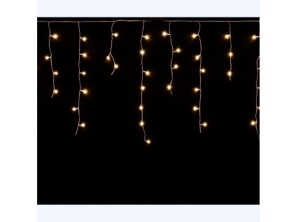 Vnútorný LED vianočný záves - teplá biela