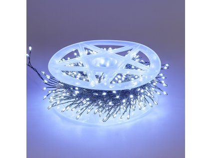 Vianočná LED mikro reťaz, studená biela, 50m, 1500 LED