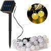 7804 1 solarni vanocni retez se kulickami tepla bila 5m 30 led