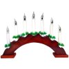 7248 vanocni dreveny svicen ve tvaru oblouku vinova 7 svicek plamen
