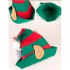 7695 1 vanocni klobouk elf 31x29cm