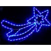 Vánoční LED dekorace, kometa, 76cm, různé barvy na výběr (Barva Modrá)