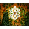 Vánoční LED světelná vločka, studená bílá, různé velikosti na výběr (Velikost (cm) 33cm)