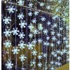 Vánoční LED závěs s 160 sněhovými vločkami, 3m, různé barvy na výběr (Barva Studená bílá)