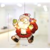 6321 4 vanocni led zavesna dekorace do okna santa claus nosi darky