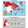 Vánoční samolepky na okna - Santa Claus - různé motivy na výběr (Varianta Varianta 10)