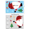 Vánoční samolepky na okna - Santa Claus - různé motivy na výběr (Varianta Varianta 10)
