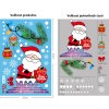 Vánoční samolepky na okna - Santa Claus - různé motivy na výběr (Varianta Varianta 10)