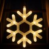 Vianočné svietiace LED dekorácie - Snehová vločka