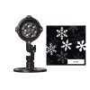 4007 venkovni dekorativni projektor rotujici motiv 4 velke snehove vlocky